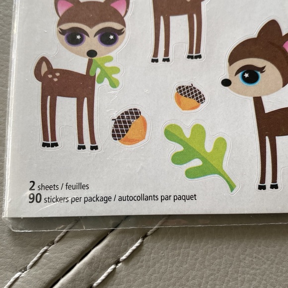 Sandy lion deer acorn stickers - Picture 2 of 3